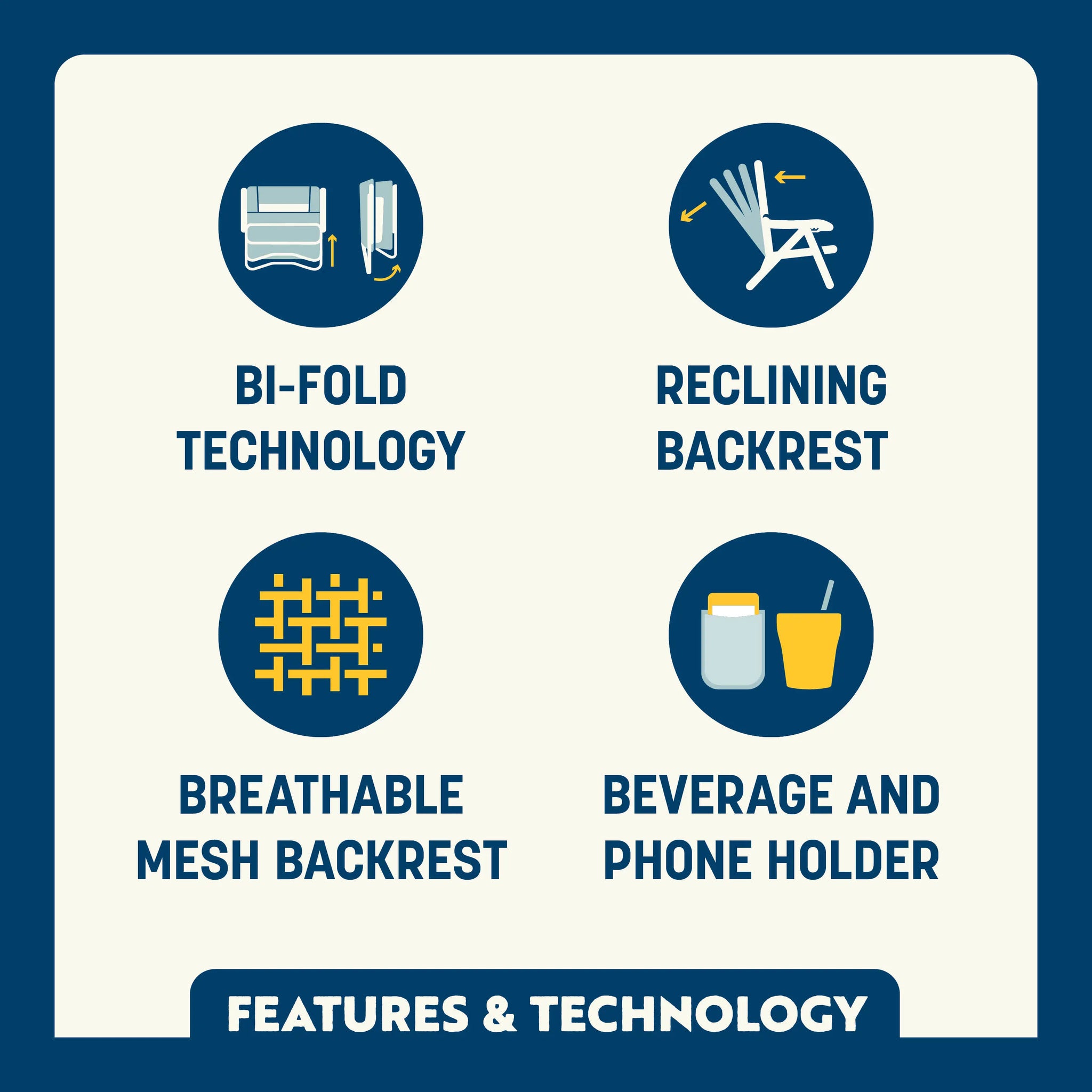 Bi-Fold Beach Chair™